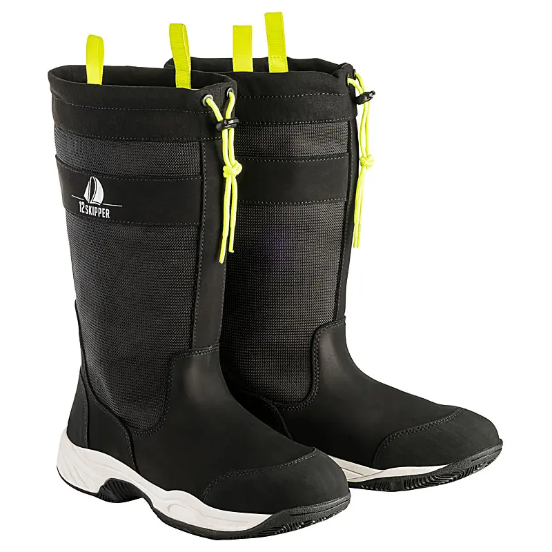 Produktfoto Freisteller Onlineshop  Gummistiefel Segelschuhe schwarz